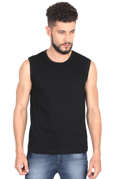 Essential Sleeveless Round Neck Tee