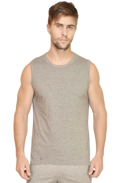Essential Sleeveless Round Neck Tee
